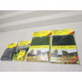 HO SCALE : NOCH : X4 PACKETS OF VARIOUS FOLIAGE MATERIAL