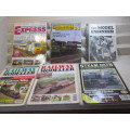MAGAZINES : VARIOUS MODEL TRAIN AND STEAM TRAIN - X6