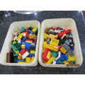 LEGO : X2 CONTAINERS OF LEGO