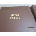 HARDCOVER BOOKS : GREAT TRAINS - X3