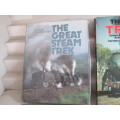 HARDCOVER BOOKS : VARIOUS TRAINS X4 - INCLUDING X1 ON SAR TRAINS
