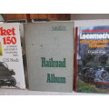 HARDCOVER BOOKS : VARIOUS TRAINS X5 - INCLUDING X1 ON SAR TRAINS