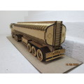 1:32 SCALE : MERECEDES WITH TRIAXLE TANKER TRAILER  - BOXED