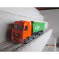 HO SCALE - SIKU - TRUCK WITH TRAILER & ROOF - BOXED