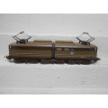 HO SCALE - LIMA - FS BROWN ARTICULATED ELECTRIC LOCOMOTIVE