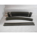 HO / OO SCALE - TYCO- BRASS TRACK - X15 PIECES