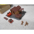 HO SCALE - REVELL - MAINTENANCE SHED & EQUIPMENT - BOXED