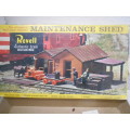 HO SCALE - REVELL - MAINTENANCE SHED & EQUIPMENT - BOXED