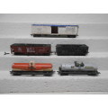 HO SCALE - AMERICAN STYLE GOODS WAGONS - X5