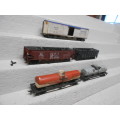 HO SCALE - AMERICAN STYLE GOODS WAGONS - X5