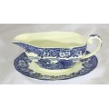 Wedgwood (Tunstall) - Woodland series - Gravy boat and saucer - Low price!! - Bid Now!!!