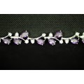 Costume jewellery - Bracelet - Purple stone set with diamante - Stunning!! Bid now!!