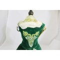 Jewellery Stand - Green dress - Beautiful!! - Low price! Bid Now!!!