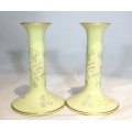 Mc Kinley (USA) - Lenox - Pair candle holders - Very ornate! - Magnificent! - Low price!!- Bid Now!!