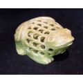 Carved stone frog - Stunning!! - Low Price - Bid Now!!!