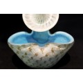 Murano ornate bowl with Mexican hat - Absolutely beautiful!! Low price, bid now!!