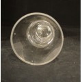 Fluted glass vase - Beautiful! - Low price, bid now!!