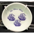 The three ships - Miniature wall plate - A beauty! - Bid Now!!!