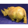 Rhino - Hand carved - A beauty! - Bid Now!!!