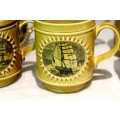 Old Foley - Great Republic - 6 Coffee mugs! - A beautiful set! - Bid Now!!!