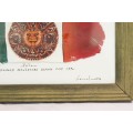 Aztec feather art - Calendar - Finest plumeria! - Very rare opportunity - Magnificent!! - Bid Now!!!