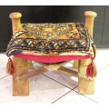 Camel saddle / chair - Woven cussion cover - Magnificent!! - Bid Now!!!