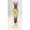 Venetian style vase - Slimline purple vase - A beauty!! - Low price!! - Bid Now!!!