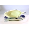 Churchill - Blue Willow - Gravy boat and saucer - Blue and white - Stunning! - Bid Now!!!