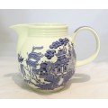 Churchill - Blue Willow - Large jug - Blue and white - Stunning! - Bid Now!!!