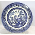 Churchill - Blue Willow - Side plate - Blue and white - Stunning! - Bid Now!!!