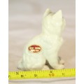 Seated white cat - Bone china - Beautiful! - Giveaway price!! - Bid Now!!