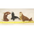 Walrus, Dolfin and Seal - Beautiful! - Giveaway price!! - Bid Now!!