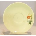 Grazed saucer with flower - Low price! - Bid now!!
