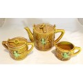 Character tea pot, milk jug and sugar pot - Stunning!! - Low price! - Bid now!!