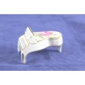 Limoges - Piano trinket holder - Rose motif - Stunning!! Bid now!!