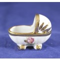 Limoges - Miniature baby cot - Stunning piece!! - Low price!! - Bid now!!