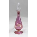 Perfume bottle - Delicate and beautiful! - Purple glass - Bid Now!!!