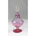 Perfume bottle - Delicate and beautiful! - Purple glass - Bid Now!!!