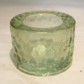 Glass candle holder- Thick rimmed - A beauty! - Act fast! - Bid Now!!!