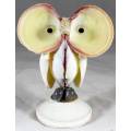 Shell Owl - Eye-catching Figurine!! - Bid Now!