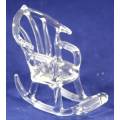 Glass Rocking Chair - Absolutely Stunning!! - Bid Now!