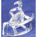 Glass Rocking Chair - Absolutely Stunning!! - Bid Now!