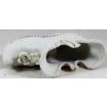 White Boot with Flowers - Gorgeous!! - Bid Now!