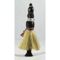 Wooden Figurine - Grass Skirt - Bid Now!!!