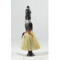 Wooden Figurine - Grass Skirt - Bid Now!!!