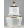 White Lidded Vase - A Beauty! - Bid Now!!