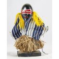 Dan Tribe - Masked Wooden Figurine - Ivory Coast - Bid Now!!!