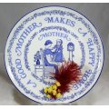 Whittaker & Field - A good mother makes a happy home - Display plate - Beautiful! - Bid Now!!!