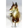 German Fasold & Stauch Alsation porcelain figurine - Highest quality!! - Bid Now!!!