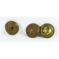 Set of 3 SA military buttons - A treasure!! - Bid now!!